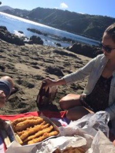 Beach. Beer. Fish and chips. Always.